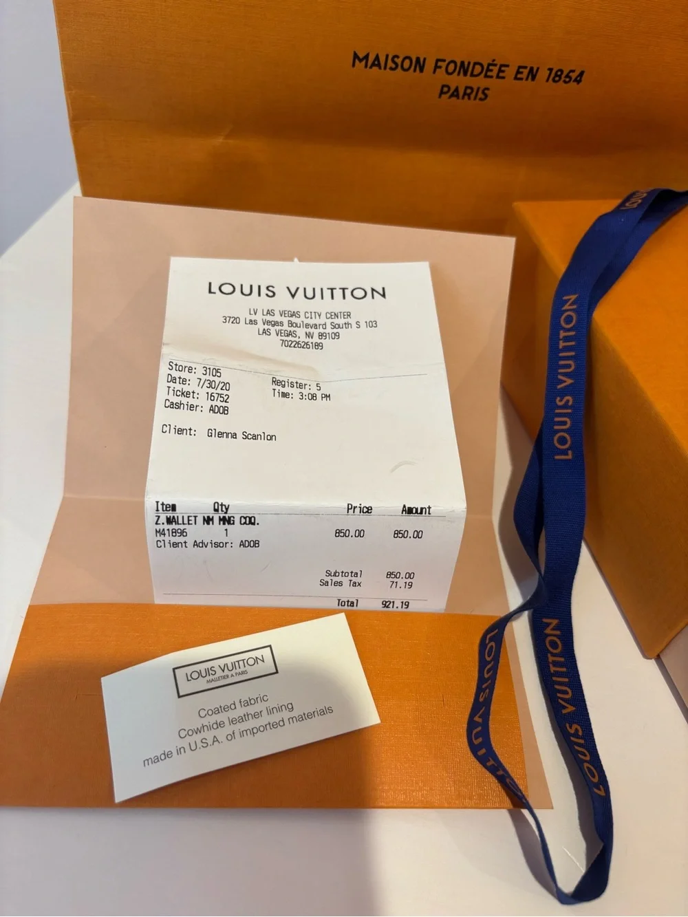 Louis Vuitton poppy sold